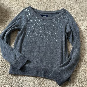 AE•sequined sweatshirt